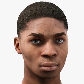 3D模型-18s Male Head Antonio 3D model